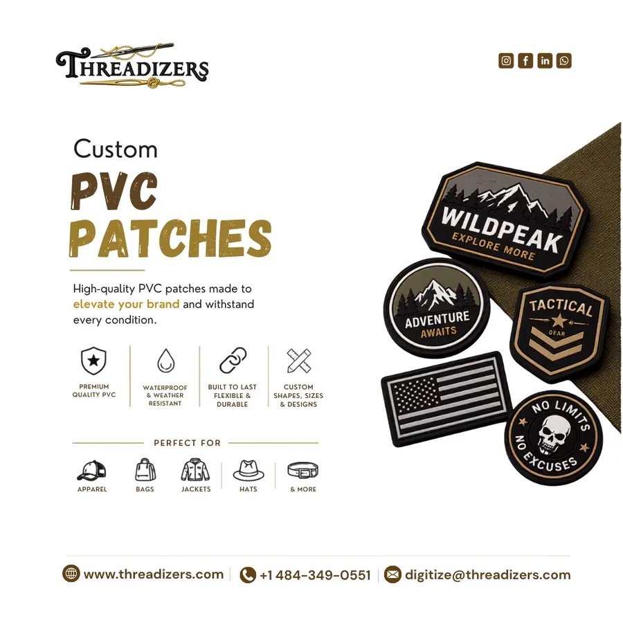 PVC Patches by Threadizers